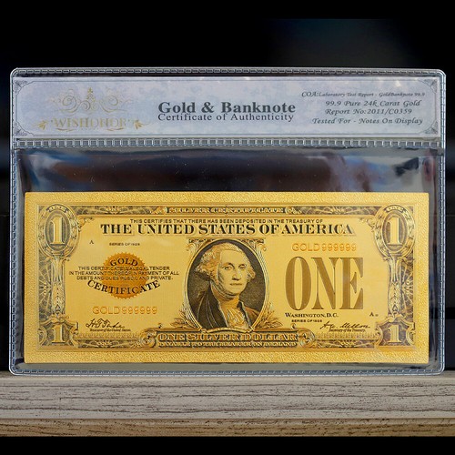 Gold 1928 one - gold, dollar